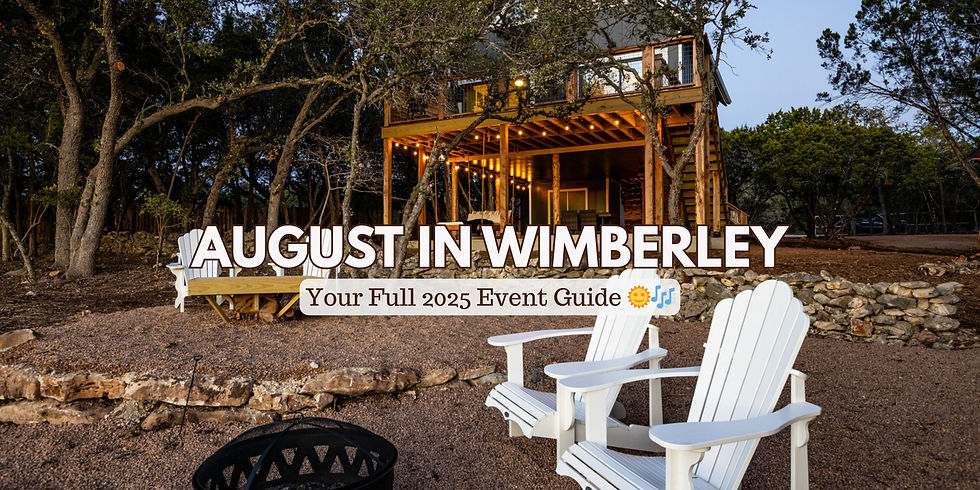 Guide to Wimberley events in August 2025