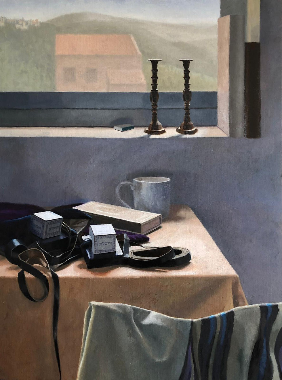 Morning Stars oil on canvas 90_67 cm 202