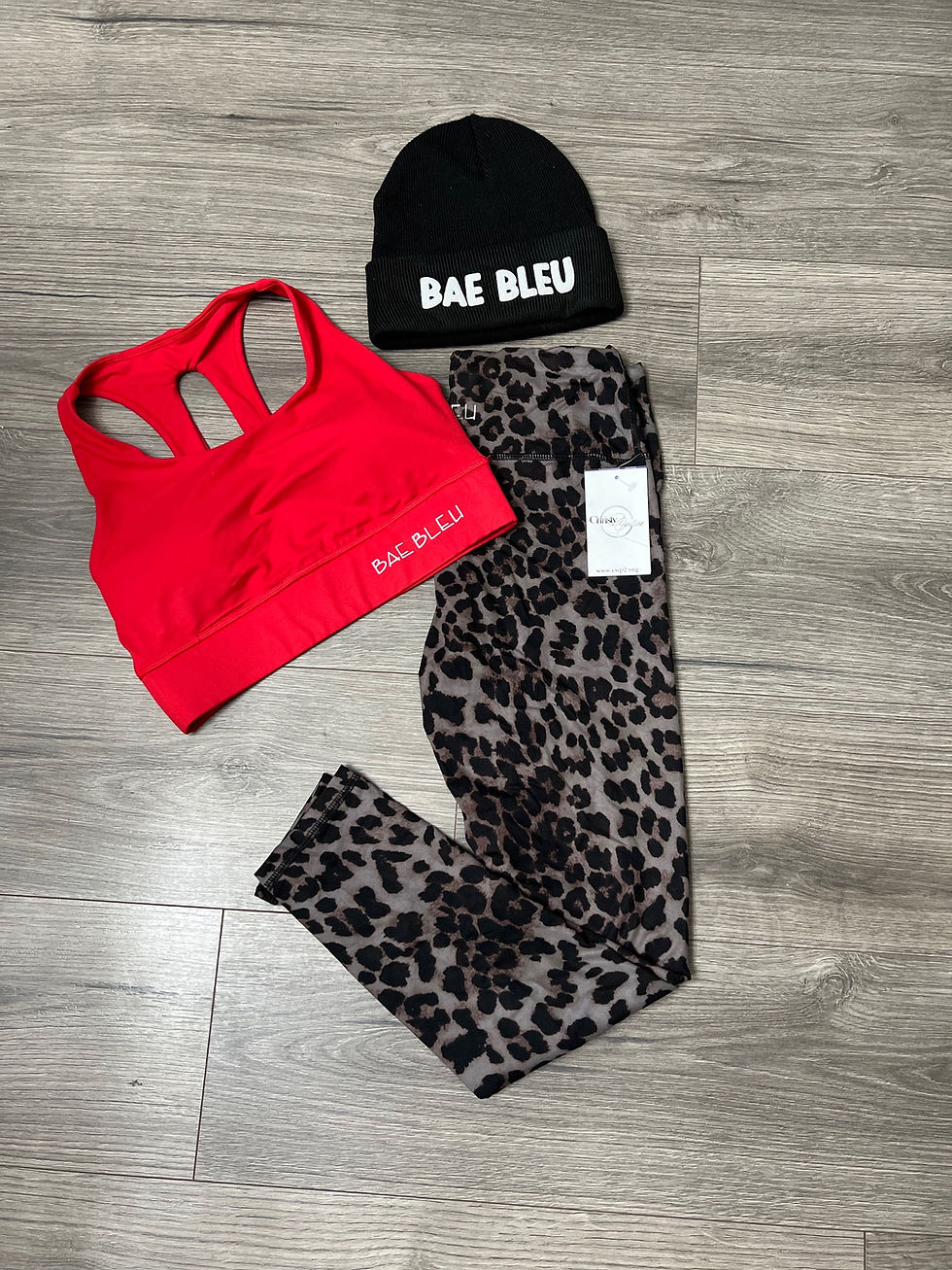 Thumbnail: Performance Sports Bra--Red