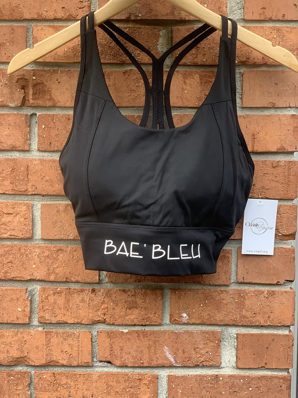 Thumbnail: Bae Bleu Cropped Sports Bra