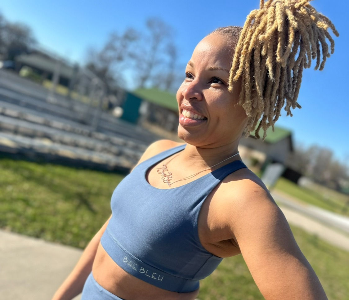 Racerback Sports Bra--Air Force