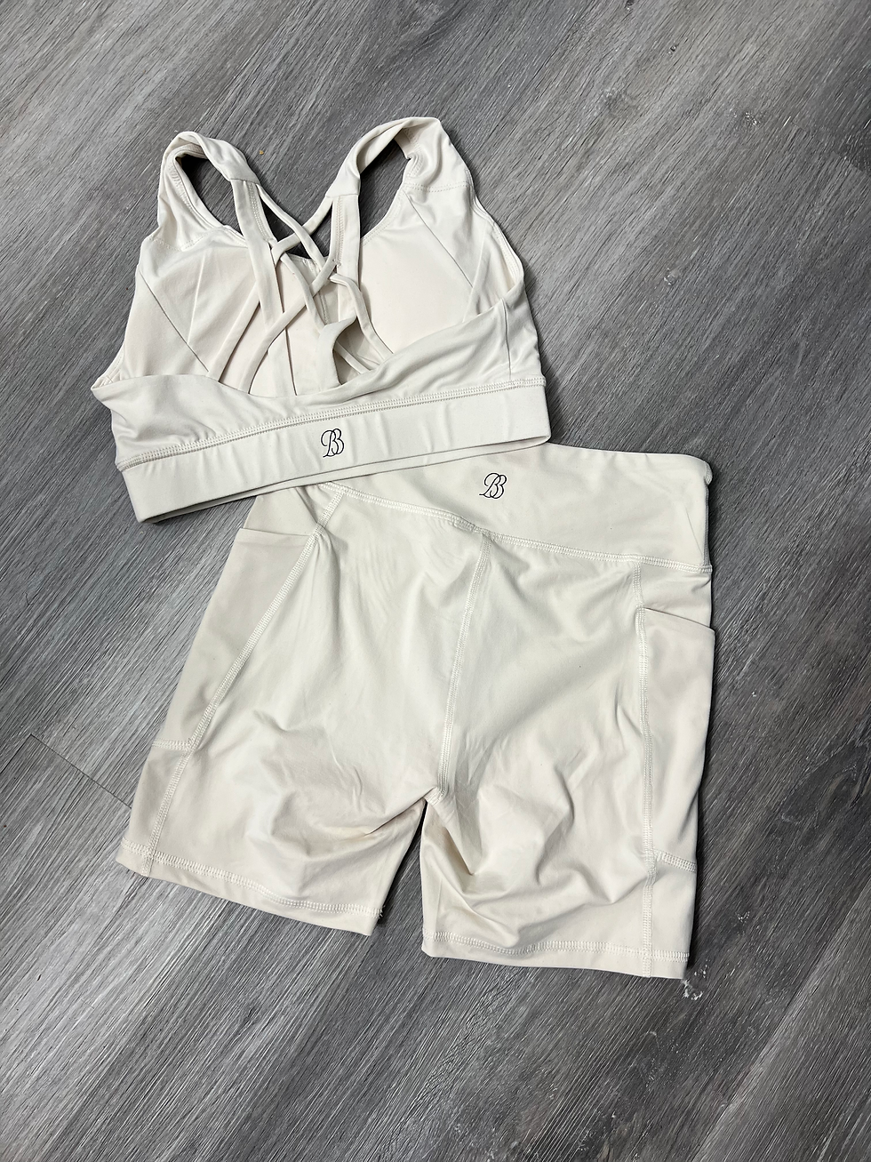 Thumbnail: 6" High-Waist Biker Short--Seashell