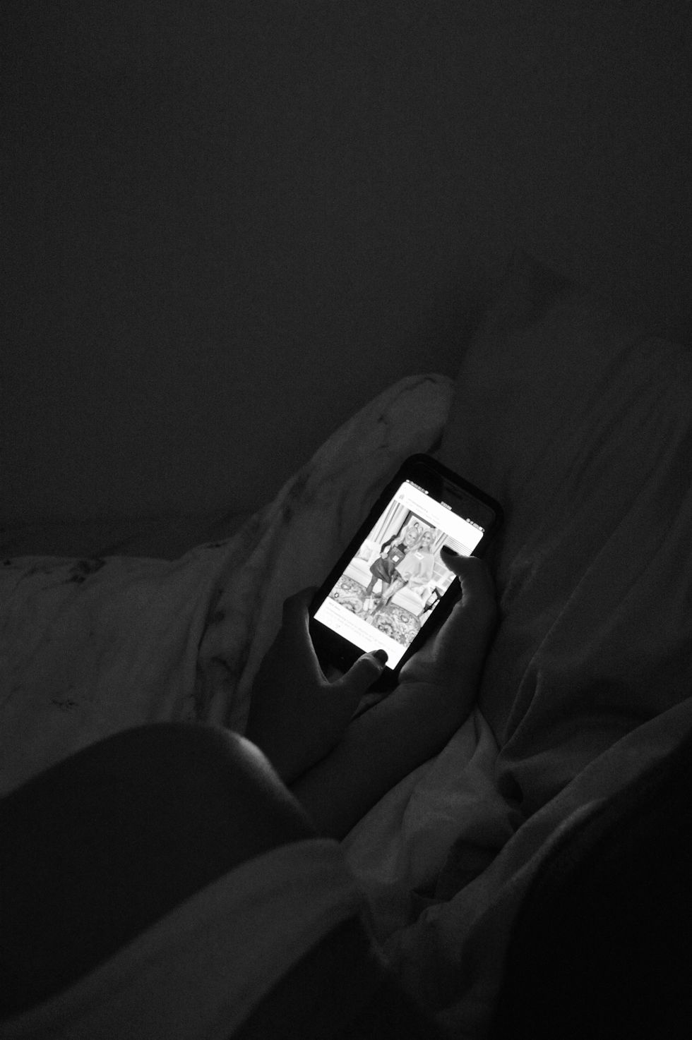 We lie in our beds and compare ourselves the people on our feeds. Our beds are supposed to be a safe heaven not a place of comparison.