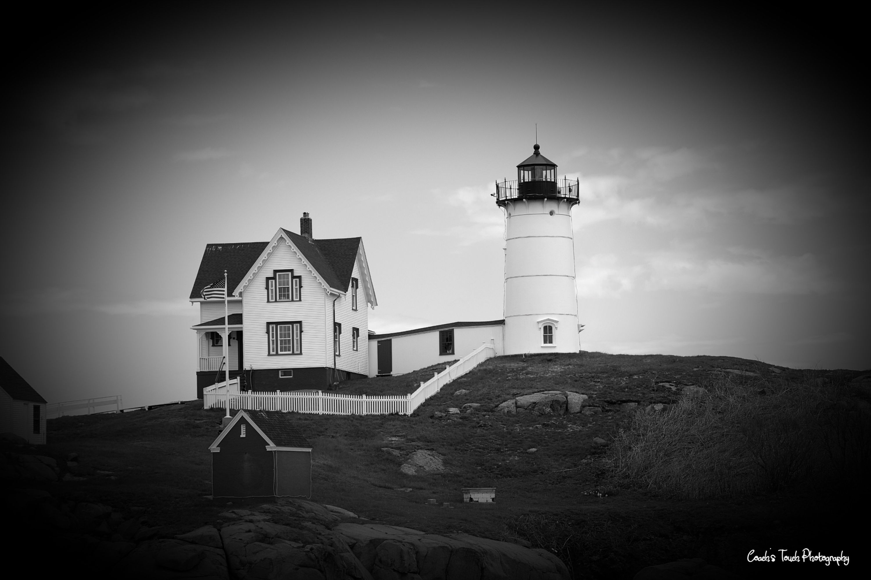 Lighthouse in Maine Print