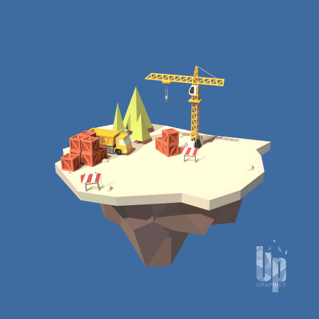 Construction Site Gif Anime