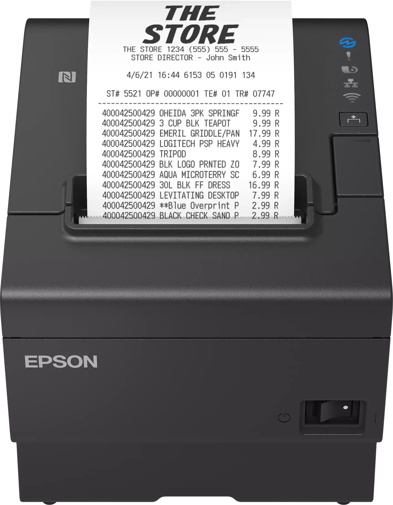 Epson TM‑T88VII‑112 POS Receipt Printer