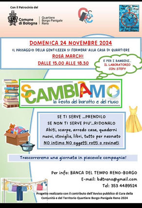 Banca del tempo al Rosa Marchi