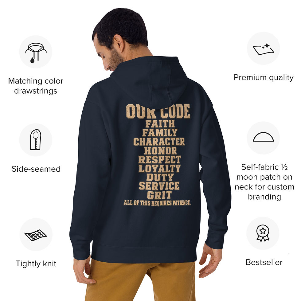 Thumbnail: Foundation Collection | Unisex Our Code Pullover Hoodie