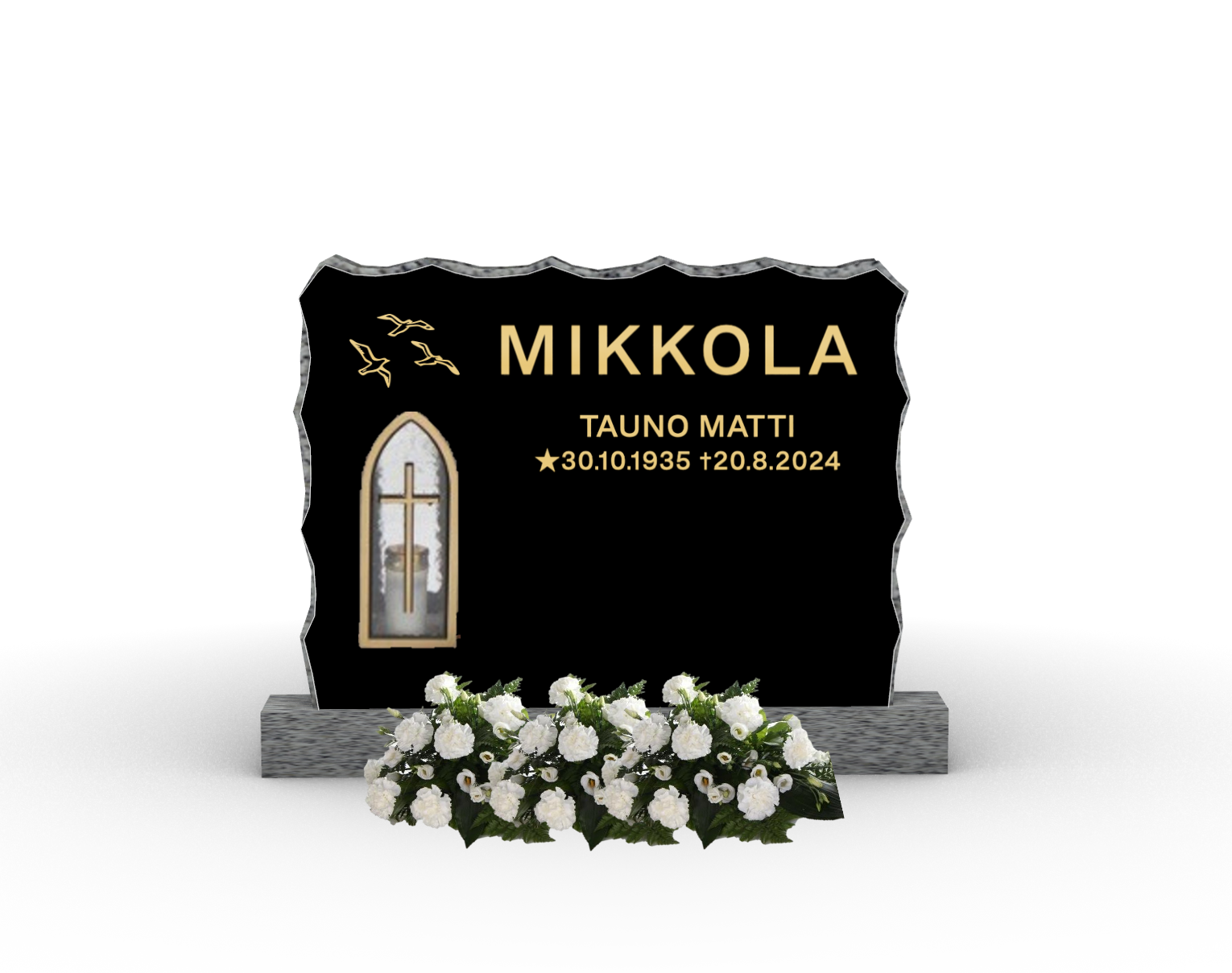 361. Louhittu lyhtykivi