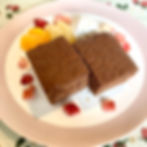 自家製チョコブラウニー