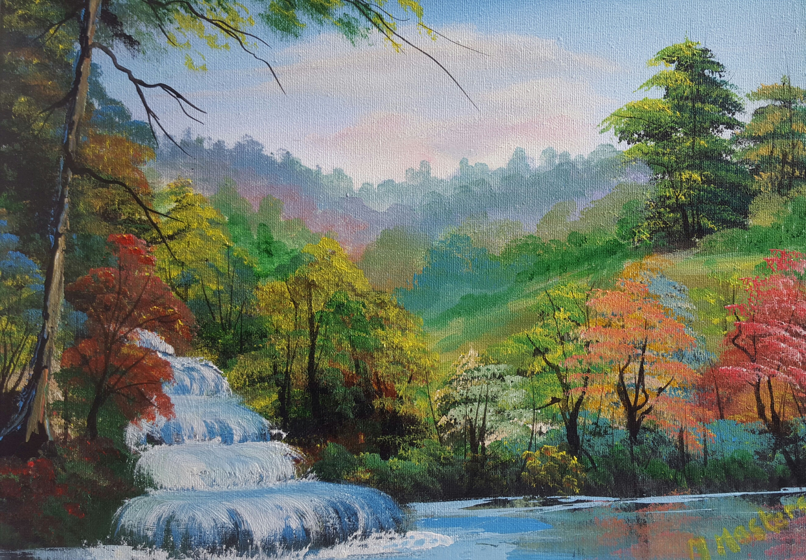 Waterfall by Margaret Masters