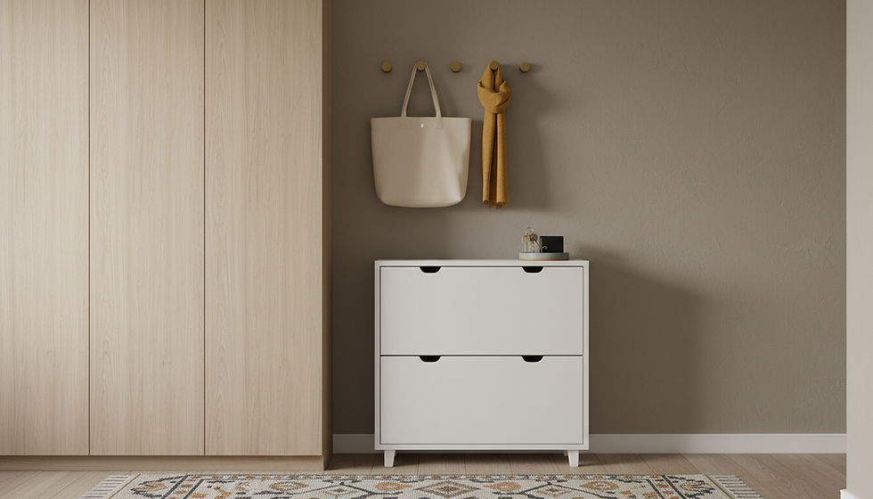 Warm Contemporary Design for Small Spaces: Keeping Clutter Out