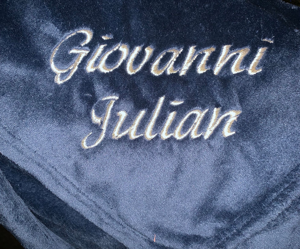 Thumbnail: Blanket with Embroidered Name