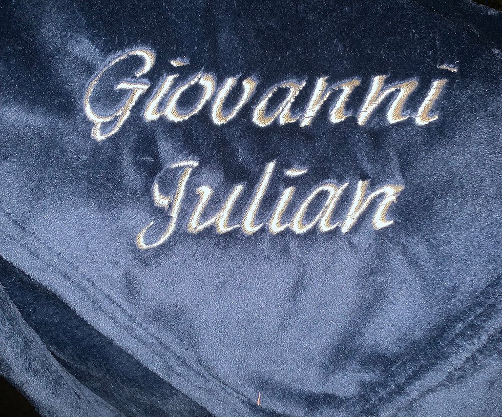 Thumbnail: Blanket with Embroidered Name