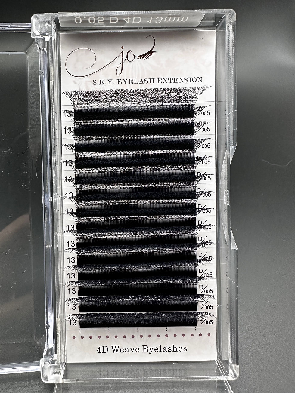 Thumbnail: Premium Silk 0.05 C/ D 4D Weave Eyelashes Volume 14 Lines 1400 Fans