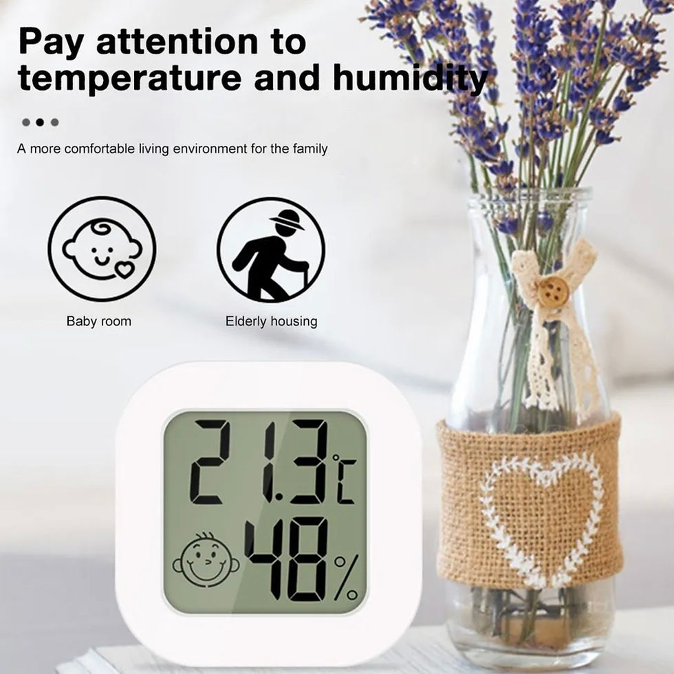 Thumbnail: MINI LCD Digital Room Thermometer Humility Meter Hygrometer Tester