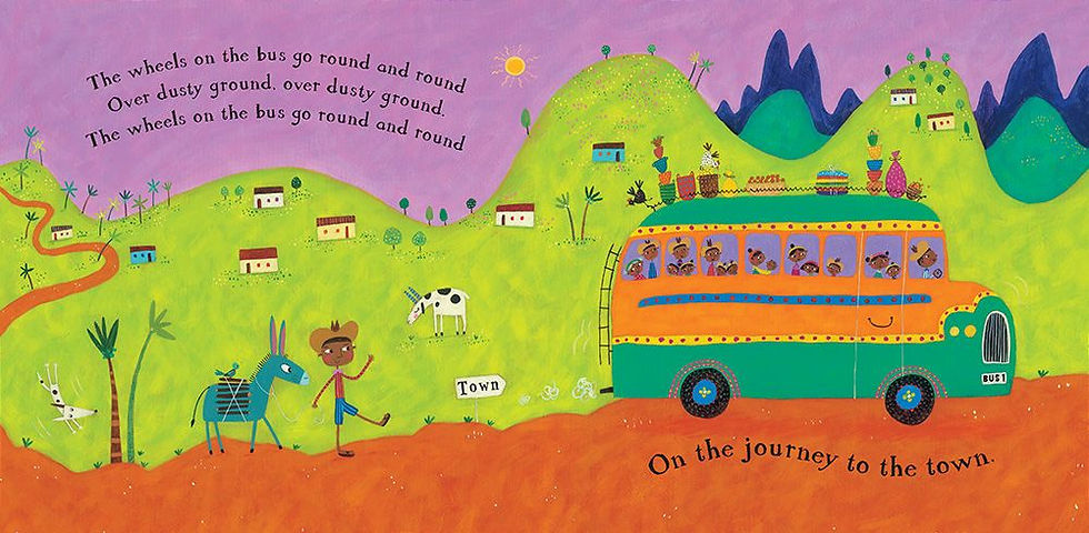 Thumbnail: The Wheels on the Bus by Barefoot Books