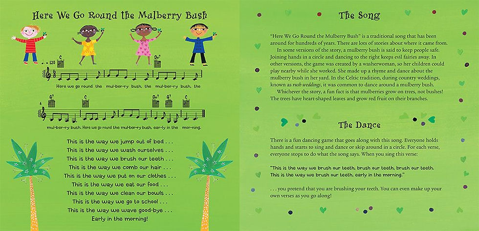 Thumbnail: Here We Go Round the Mulberry Bush by Barefoot Books