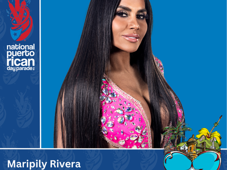 Maripily Rivera, winner of Telemundo’s La Casa de los Famosos, joins an all-starhonoree line-up at the 67th Annual National Puerto Rican Day Parade