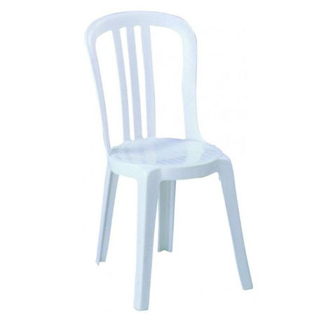 Chaise plastique blanche