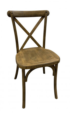 Chaise bois champêtre