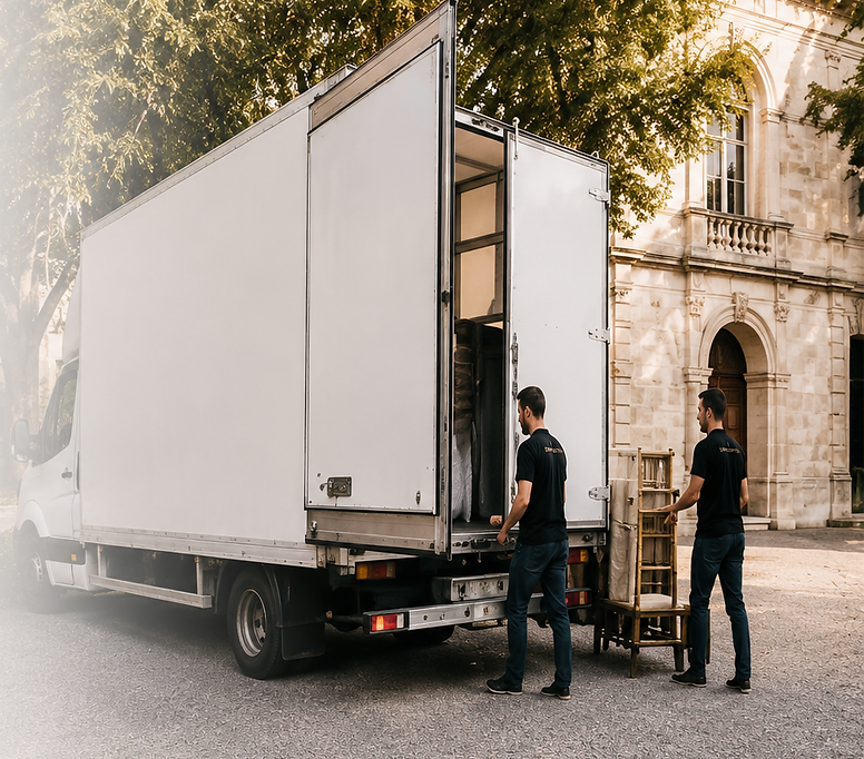 Camion de livraison