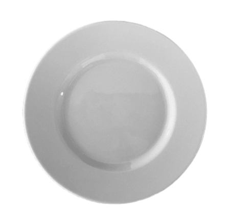 Assiette porcelaine blanche