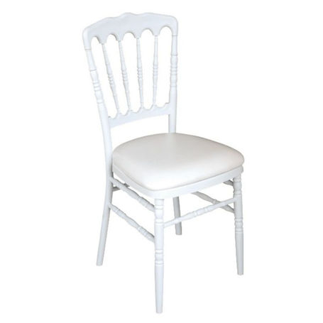 Chaise Napoléon blanche