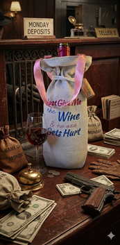 Just Give Me the Wine - Wine Bag