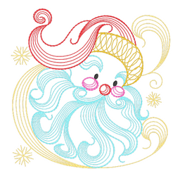 Rippled Santa