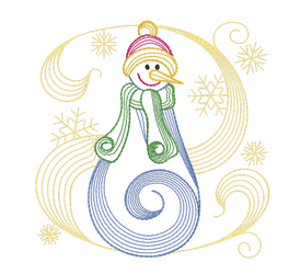 Rippled Snowman