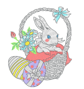 Easter Bunny in Basket