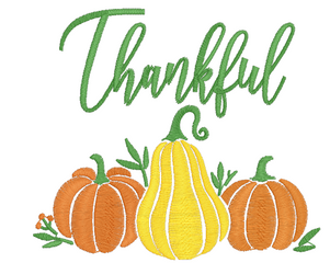 Thankful with Pumpkins