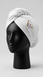 Hair Wrap Towel - Paint Palette - Andrea