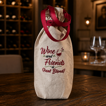 Wine and Friends - Wine Bag