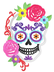 Sugar Skull Applique