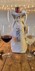 Let's Drink - Wine Bag