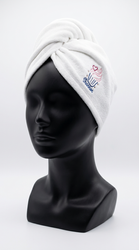 Hair Wrap Towel - Cupcake with Paw Prints - Shannon