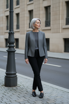 Grey blazer