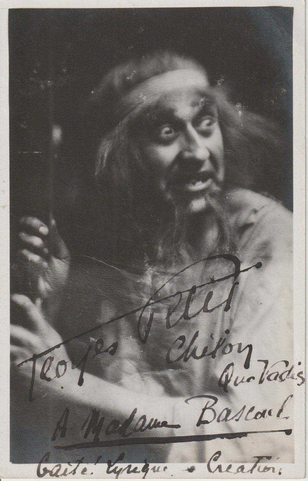 PETIT, Georges - Signed photograph