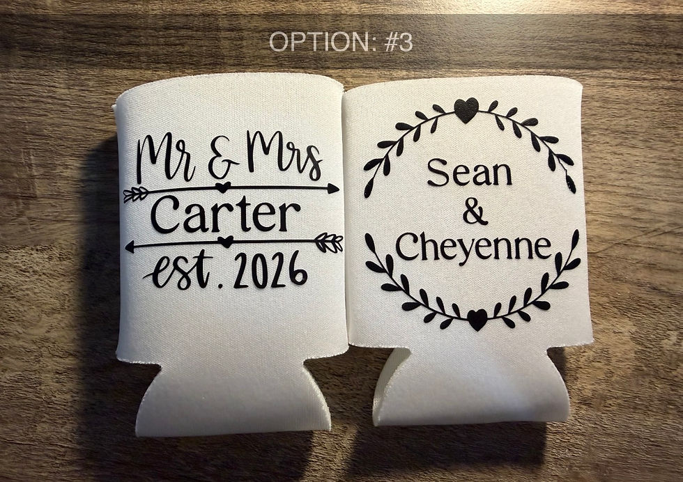 Thumbnail: 50 PCS Custom Wedding Can Cooler