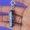 Thumbnail: 1 Shungite loc jewelry crystal point wrapped in silver copper with swirled hook.