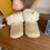 Thumbnail: Sherpa Baby Booties by Burlap to Silk