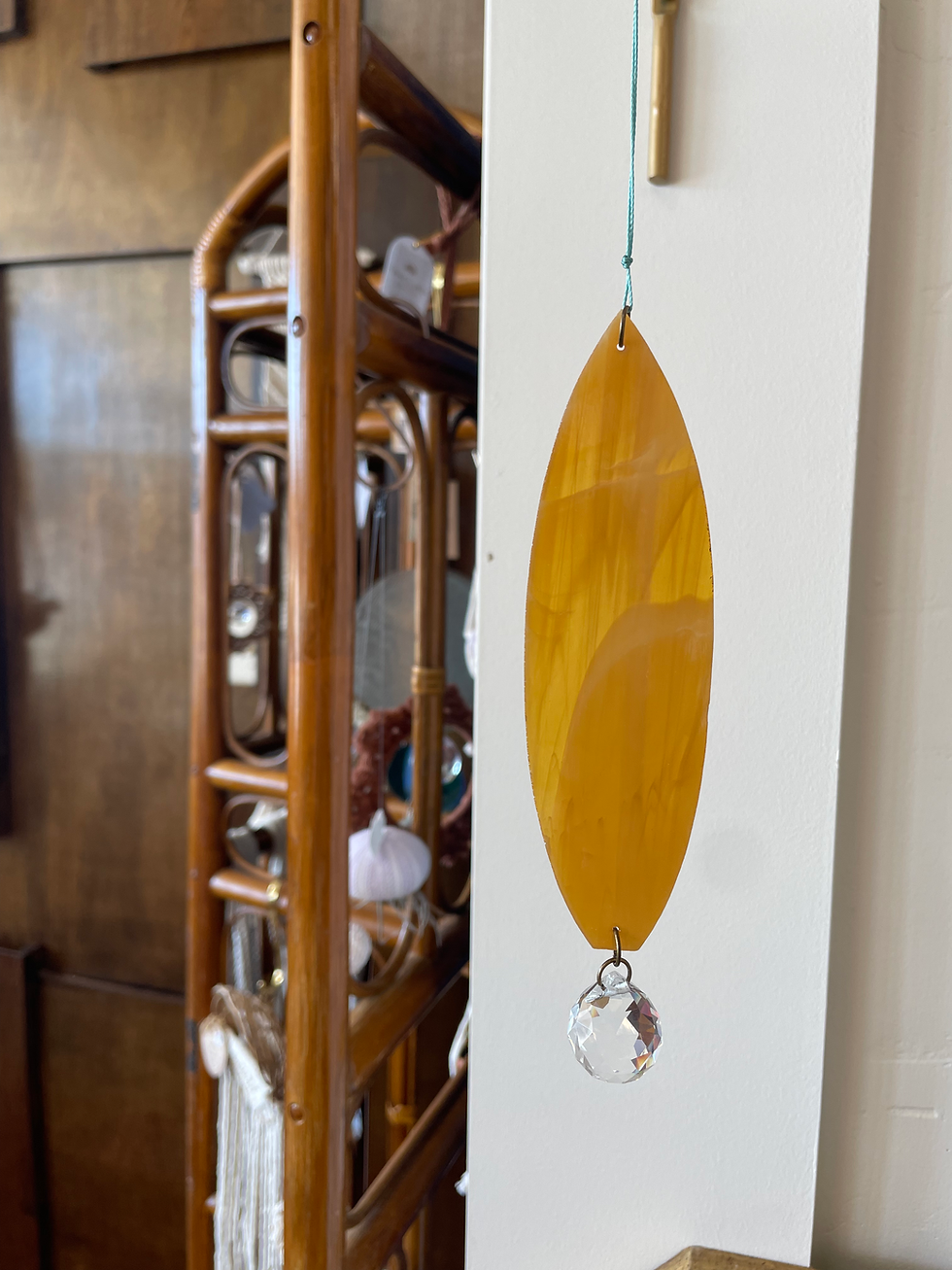 Thumbnail: Stained Glass Surfboard by Compass and Seam