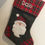 Thumbnail: Grey/Red Tartan Santa Stocking
