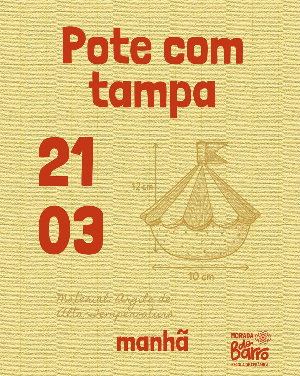 Ed.191 - Oficina de Um Dia - Pote Com Tampa