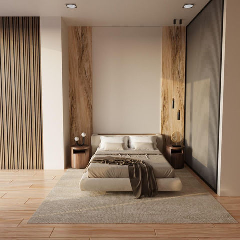 Modern Bedroom and Patio Design