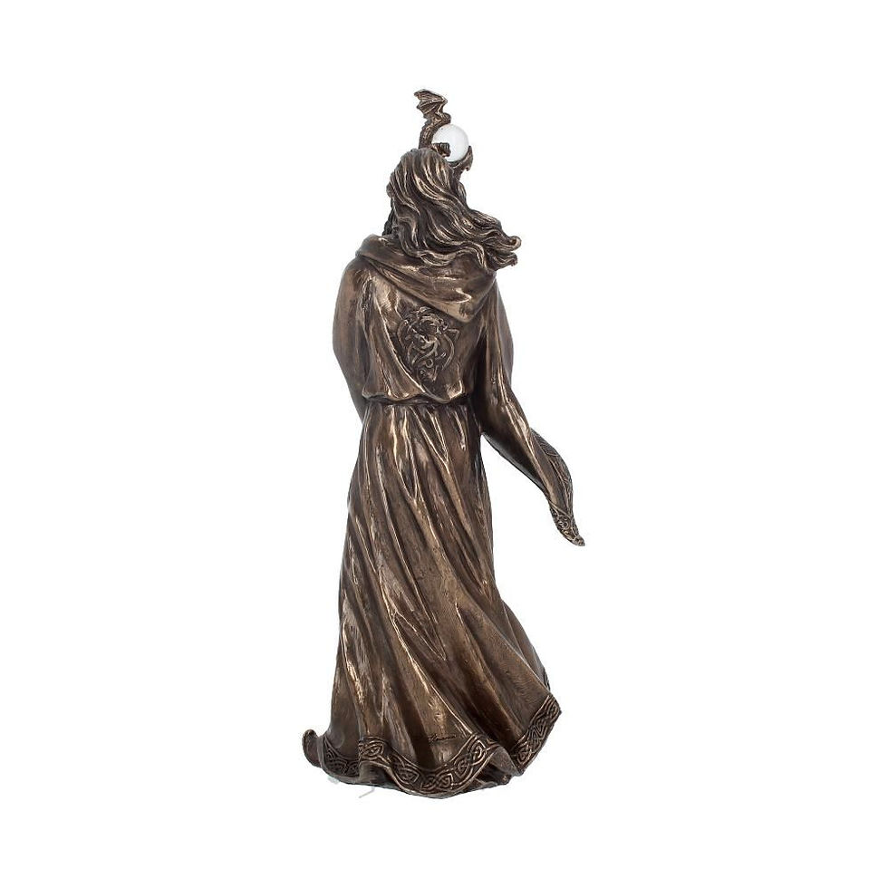 Thumbnail: Wizard Merlin Arthurian Magic Sorcerer Ornament - 28cm