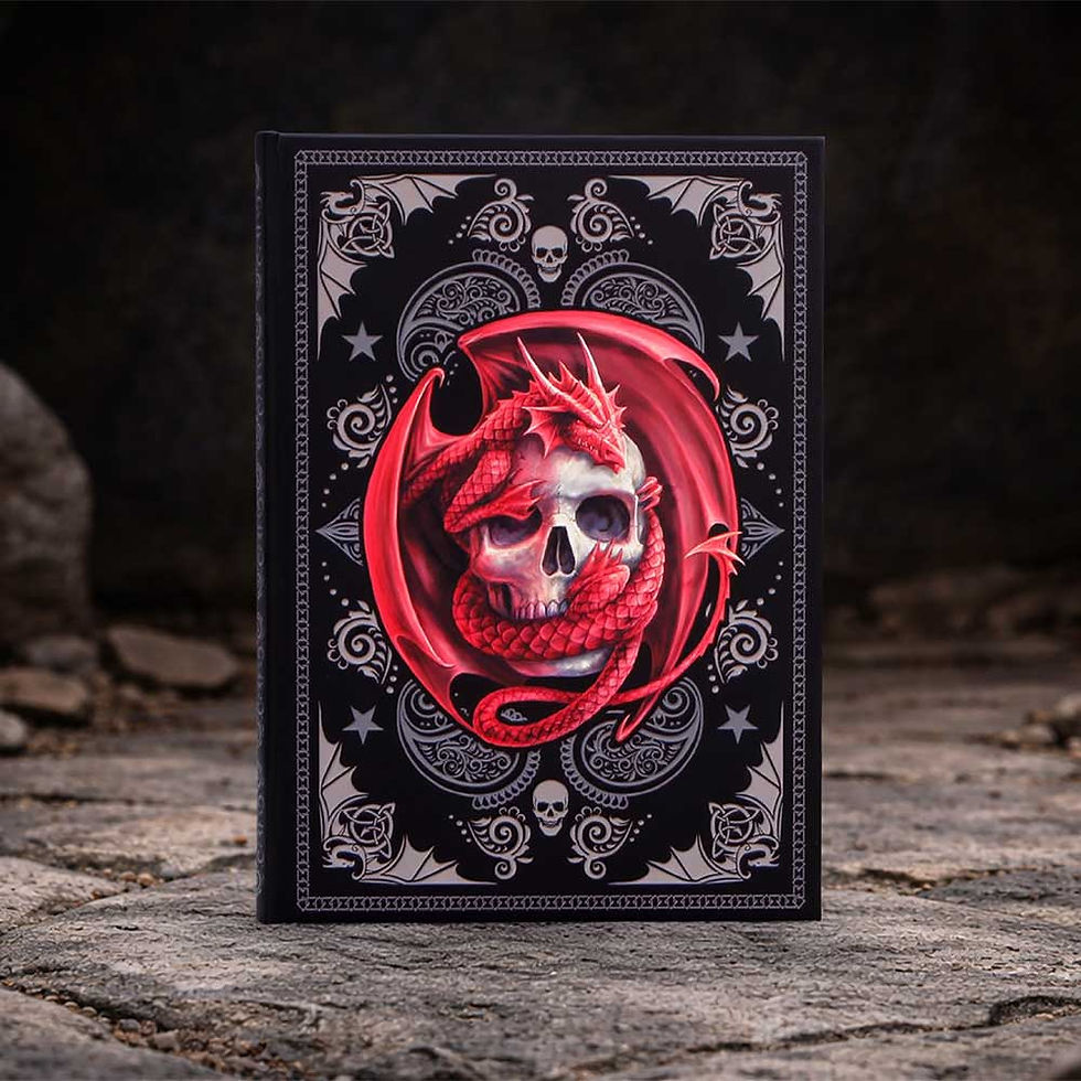 Thumbnail: Skull Embrace Journal - Anne Stokes - 17cm