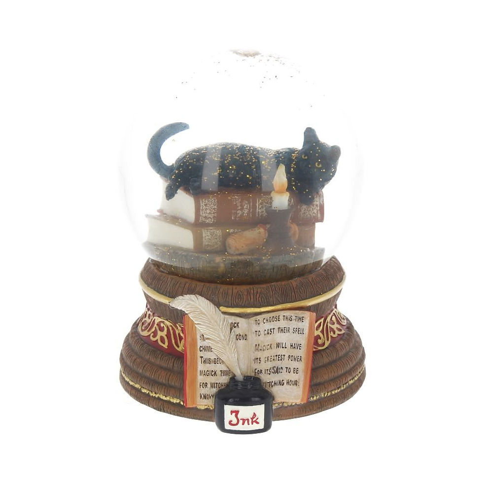 Witching Hour Snowglobe Ornament -11cm - Lisa Parker